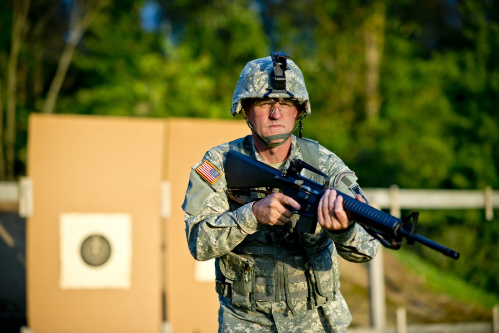 Lt. Col. John Cletus Paumier is an orthopedic surgeon, officer in charge of the Army Reserve Marksmanship Program and command surgeon to the 416th Theater Engineer Command, headquartered in Darien, Illinois. (U.S. Army photo by Sgt. 1st Class Michel Sauret)
